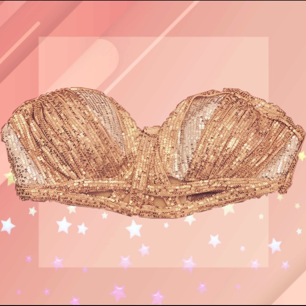 Gold Bra Top